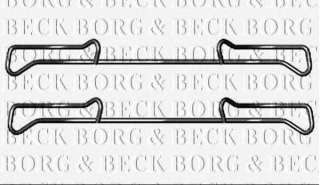 Zestaw montażowy klocków hamulcowych BORG & BECK BBK1219