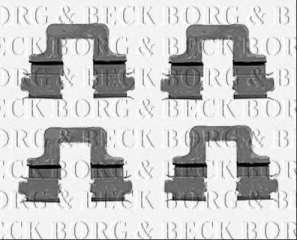 Zestaw montażowy klocków hamulcowych BORG & BECK BBK1230