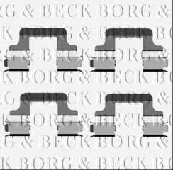 Zestaw montażowy klocków hamulcowych BORG & BECK BBK1254