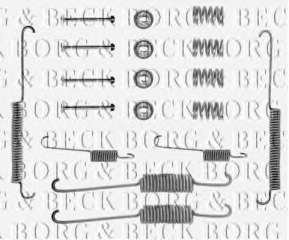 Zestaw montażowy klocków hamulcowych BORG & BECK BBK6034