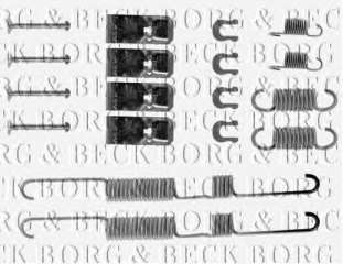 Zestaw montażowy klocków hamulcowych BORG & BECK BBK6109