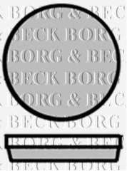 Klocek hamulcowy hamulca postojowego kpl. BORG & BECK BBP1314