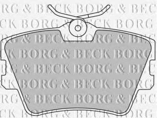 Klocki hamulcowe kpl. BORG & BECK BBP1501
