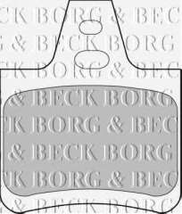 Klocki hamulcowe kpl. BORG & BECK BBP1550