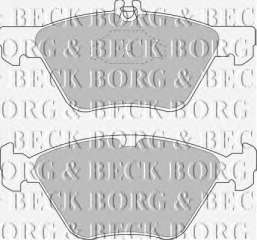 Klocki hamulcowe kpl. BORG & BECK BBP1564