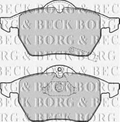 Klocki hamulcowe kpl. BORG & BECK BBP1643