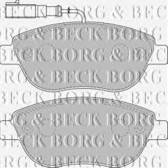 Klocki hamulcowe kpl. BORG & BECK BBP1717