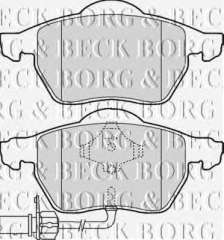 Klocki hamulcowe kpl. BORG & BECK BBP1766