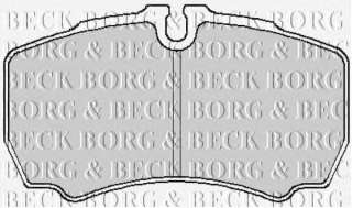Klocki hamulcowe kpl. BORG & BECK BBP1863
