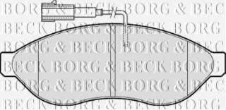 Klocki hamulcowe kpl. BORG & BECK BBP2001