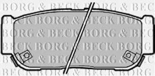 Klocki hamulcowe kpl. BORG & BECK BBP2018