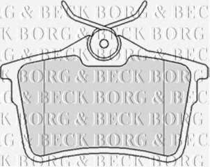 Klocki hamulcowe kpl. BORG & BECK BBP2063