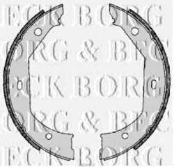Szczęki hamulca postojowego kpl. BORG & BECK BBS6267