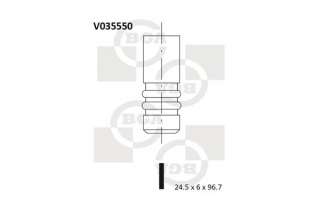 Zawór wydechowy BGA V035550