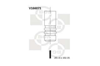 Zawór wydechowy BGA V166071