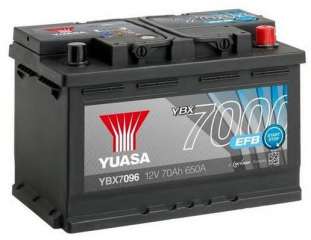 Akumulator rozruchowy YUASA YBX7096