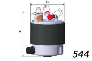 Filtr paliwa MISFAT M505