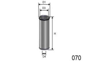 Filtr powietrza MISFAT R165