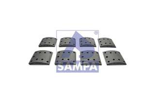 Zestaw okładzin szczęk hamulcowych SAMPA 096.631
