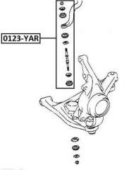 Łącznik/wspornik stabilizatora ASVA 0123-YAR