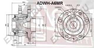 Piasta koła ASVA ADWH-A6MR