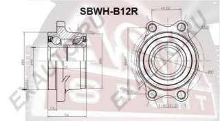 Piasta koła ASVA SBWH-B12R
