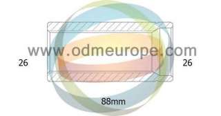 Wałek wewnętrzny mechanizmu różnicowego ODM-MULTIPARTS 16-160010