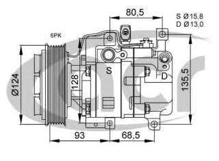 Kompresor klimatyzacji ACR 134630
