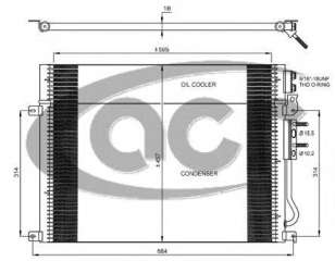 Chłodnica klimatyzacji ACR 300680