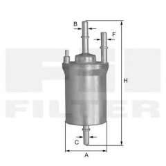 Filtr paliwa FIL FILTER ZP 8101 FL