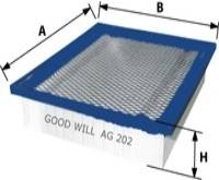 Filtr powietrza GOODWILL AG 202