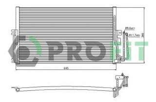 Chłodnica klimatyzacji PROFIT PR 5077C1