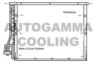 Chłodnica klimatyzacji AUTOGAMMA 102604