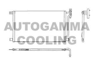 Chłodnica klimatyzacji AUTOGAMMA 102605