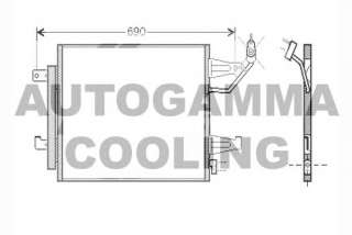 Chłodnica klimatyzacji AUTOGAMMA 104459