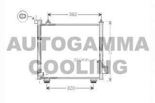 Chłodnica klimatyzacji AUTOGAMMA 104463