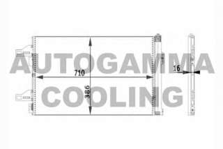 Chłodnica klimatyzacji AUTOGAMMA 104480