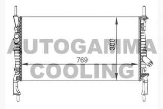 Chłodnica silnika AUTOGAMMA 104643