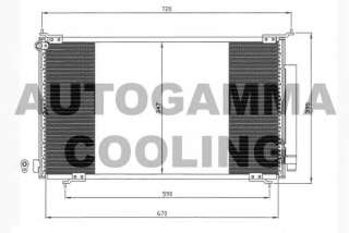 Chłodnica klimatyzacji AUTOGAMMA 104755