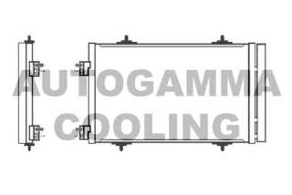 Chłodnica klimatyzacji AUTOGAMMA 105584