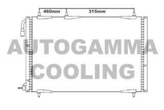 Chłodnica klimatyzacji AUTOGAMMA 105589