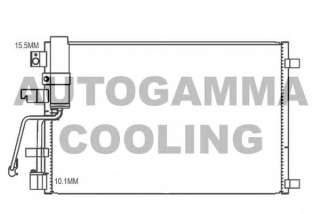 Chłodnica klimatyzacji AUTOGAMMA 107333