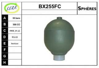 Akumulator ciśnienia zawieszenia pneumatycznego SERA BX255FC