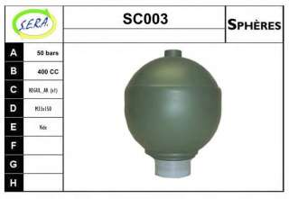 Akumulator ciśnienia zawieszenia pneumatycznego SERA SC003