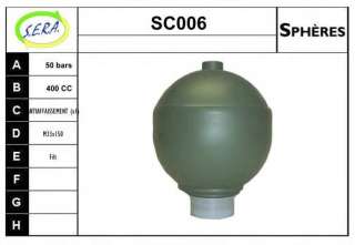 Akumulator ciśnienia zawieszenia pneumatycznego SERA SC006