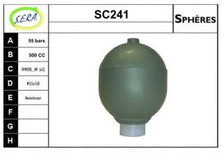 Akumulator ciśnienia zawieszenia pneumatycznego SERA SC241